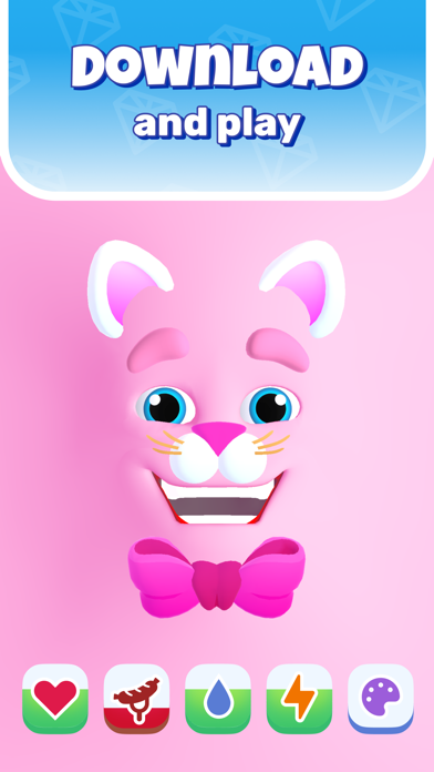 Tangkapan layar My Talking Slimy: Slime Cat 3D