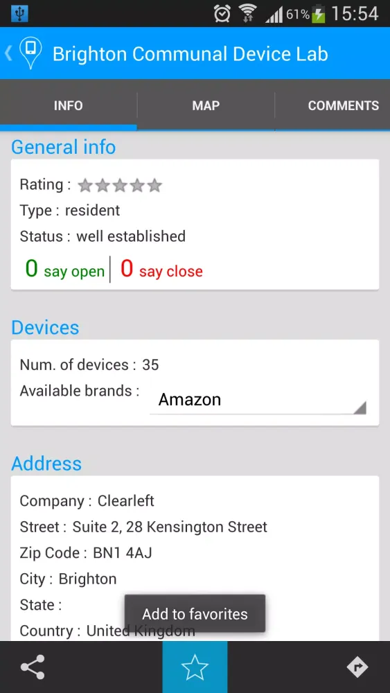Open Device Lab Screenshots