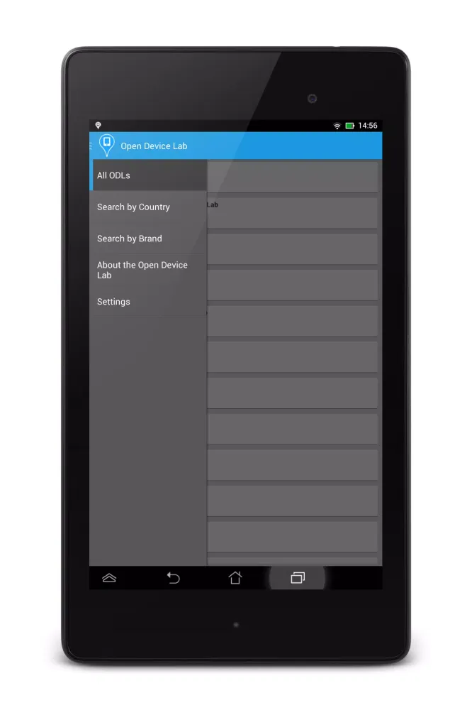 Open Device Lab Screenshots