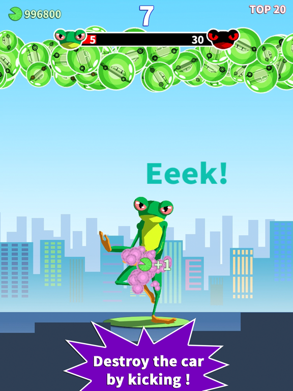 the Frog in Fury iPad 應用截圖