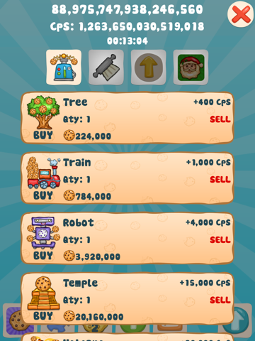 Cookie Clicker Rush iPad  Screenshots