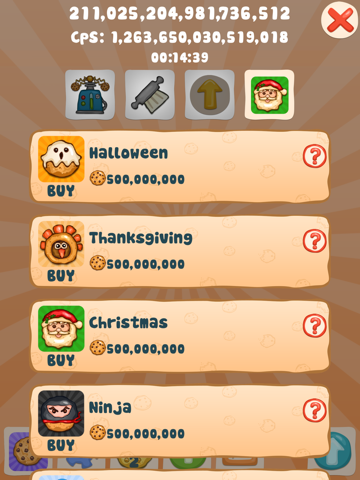Cookie Clicker Rush iPad  Screenshots