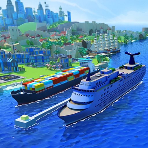 Sea Port: Cargo Ships Harbor Sea Port: Cargo Ships Harbor