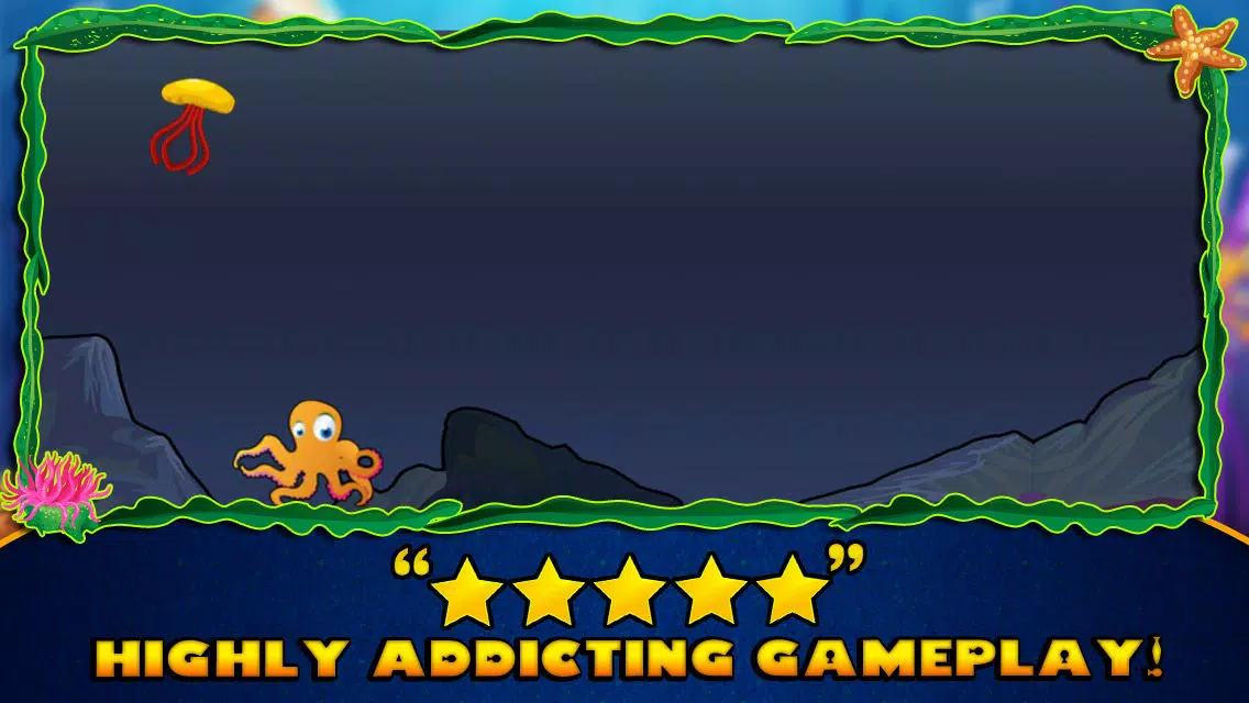 ภาพหน้าจอของ Jelly Fish - A fun game in scary water