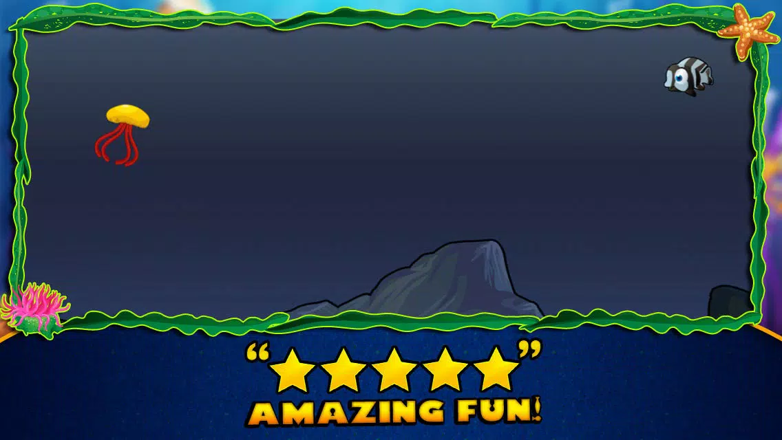 ภาพหน้าจอของ Jelly Fish - A fun game in scary water