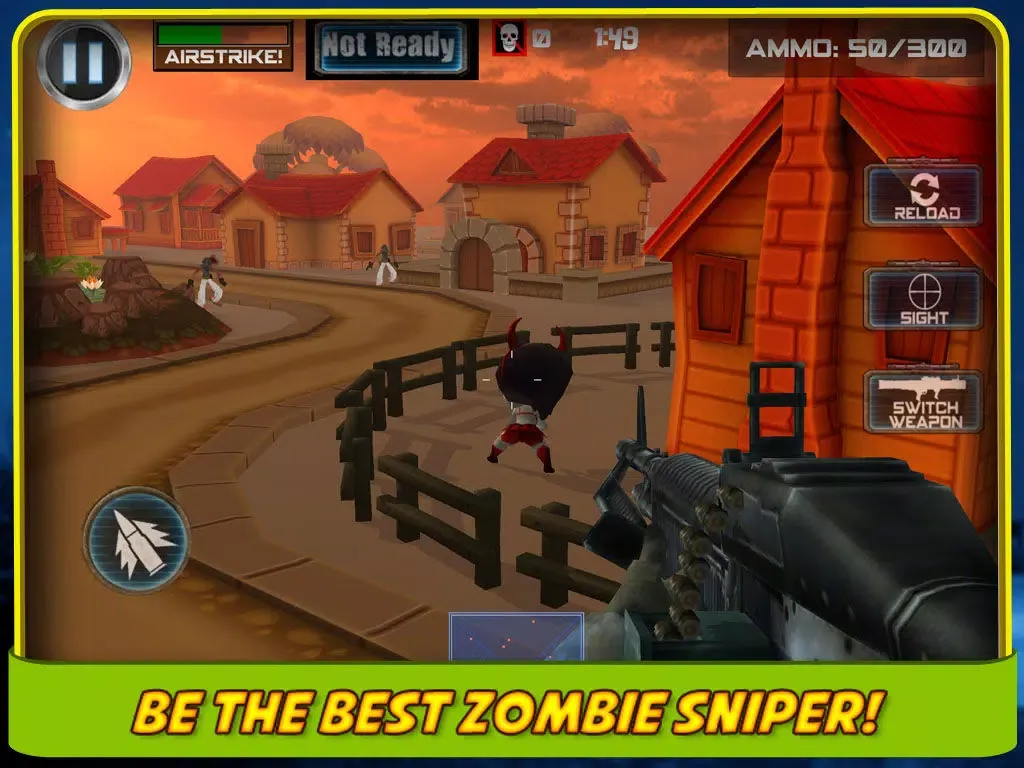 3D War Girls vs Battle Zombies - Fighting Games iPad  Screenshots