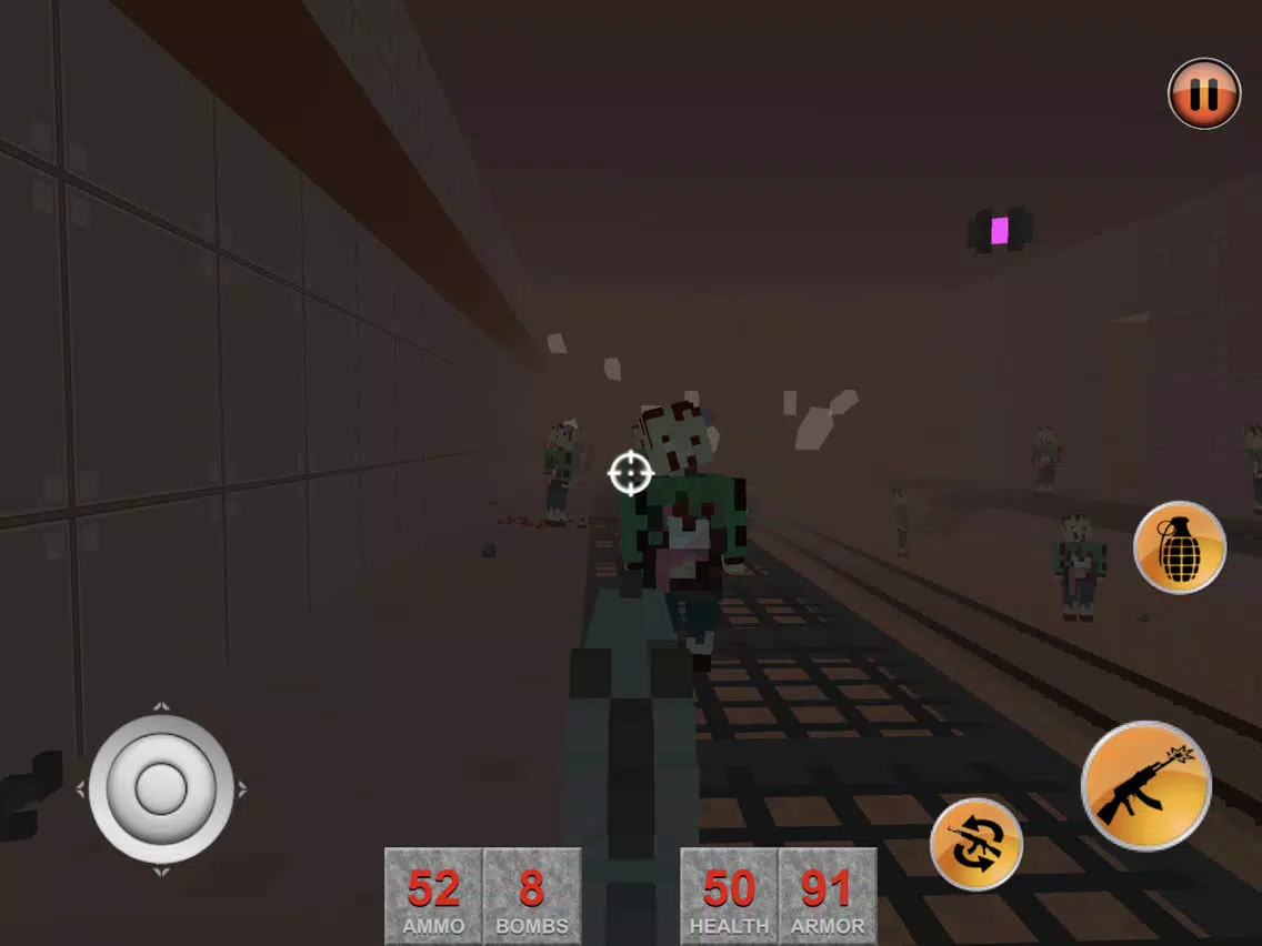 Tangkapan layar Pixel Zombies Planet iPad 