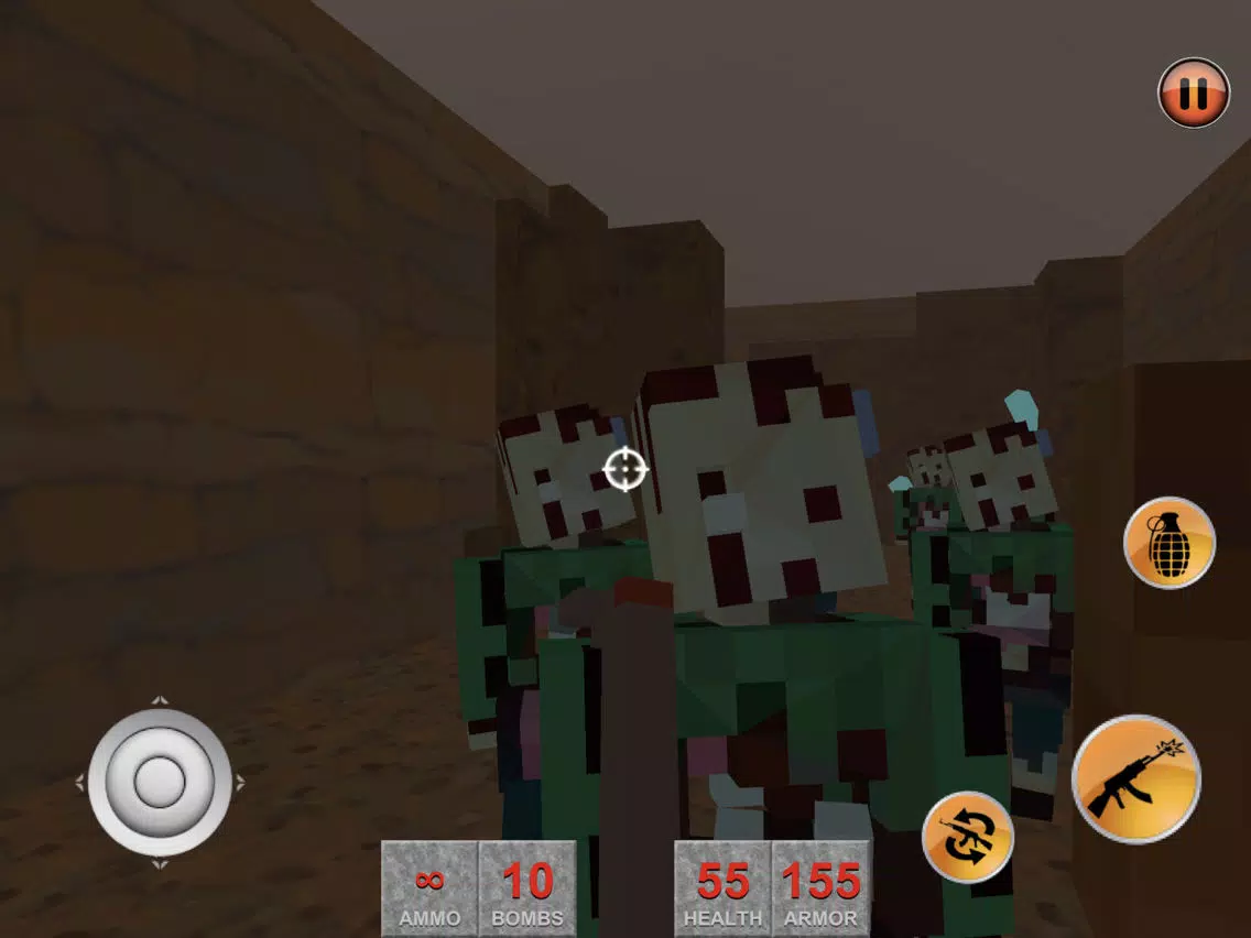 Tangkapan layar Pixel Zombies Planet iPad 