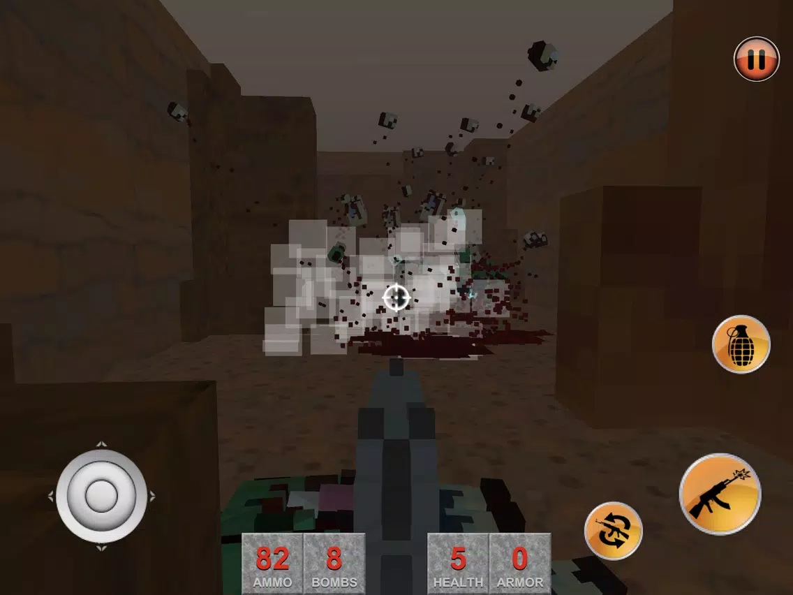 Tangkapan layar Pixel Zombies Planet iPad 