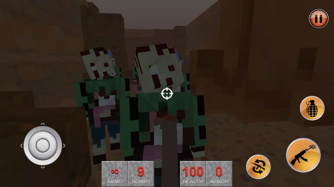 Tangkapan layar Pixel Zombies Planet