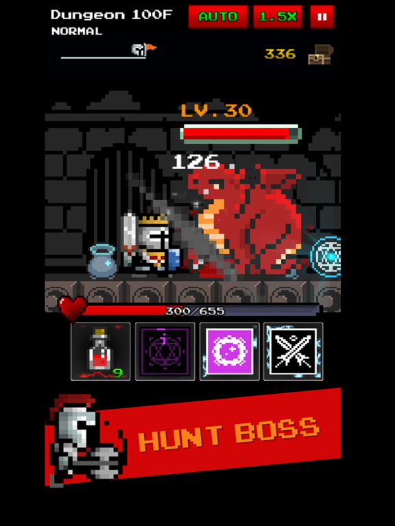 Grow Dungeon Hero iPad 应用截图