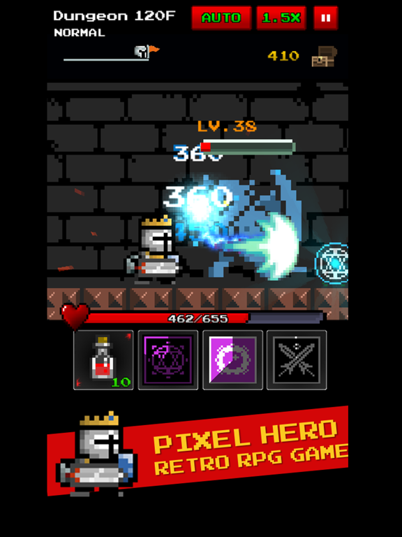 Grow Dungeon Hero iPad 应用截图