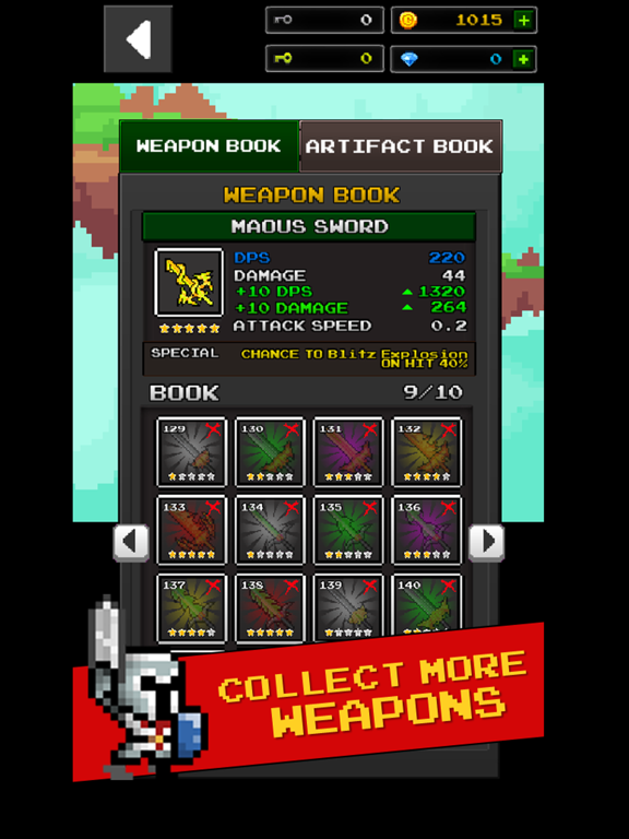 Grow Dungeon Hero iPad 应用截图