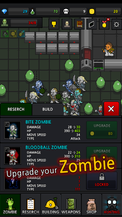 Grow Zombie inc应用截图
