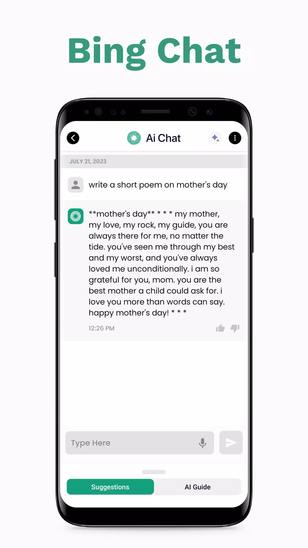 Ai Assistance, ChatBot: AiChat Screenshots