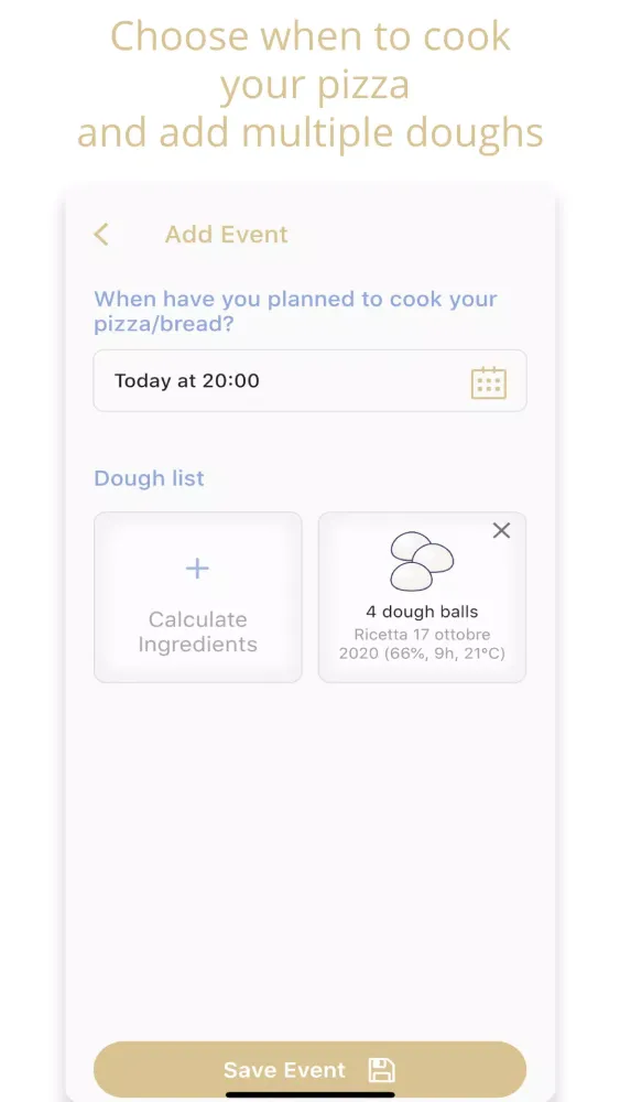 Pizza Dough Calculator Screenshots