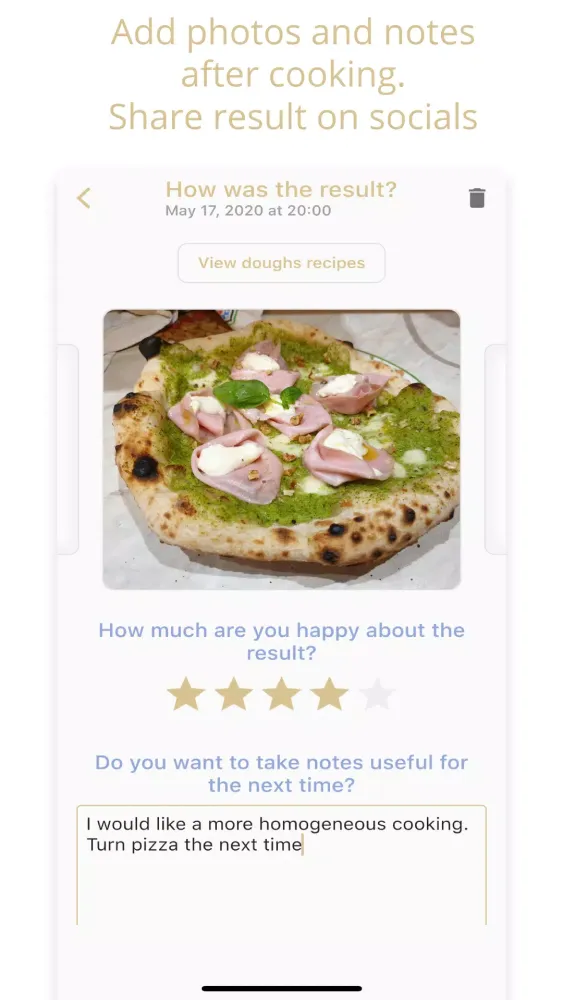 Pizza Dough Calculator Screenshots