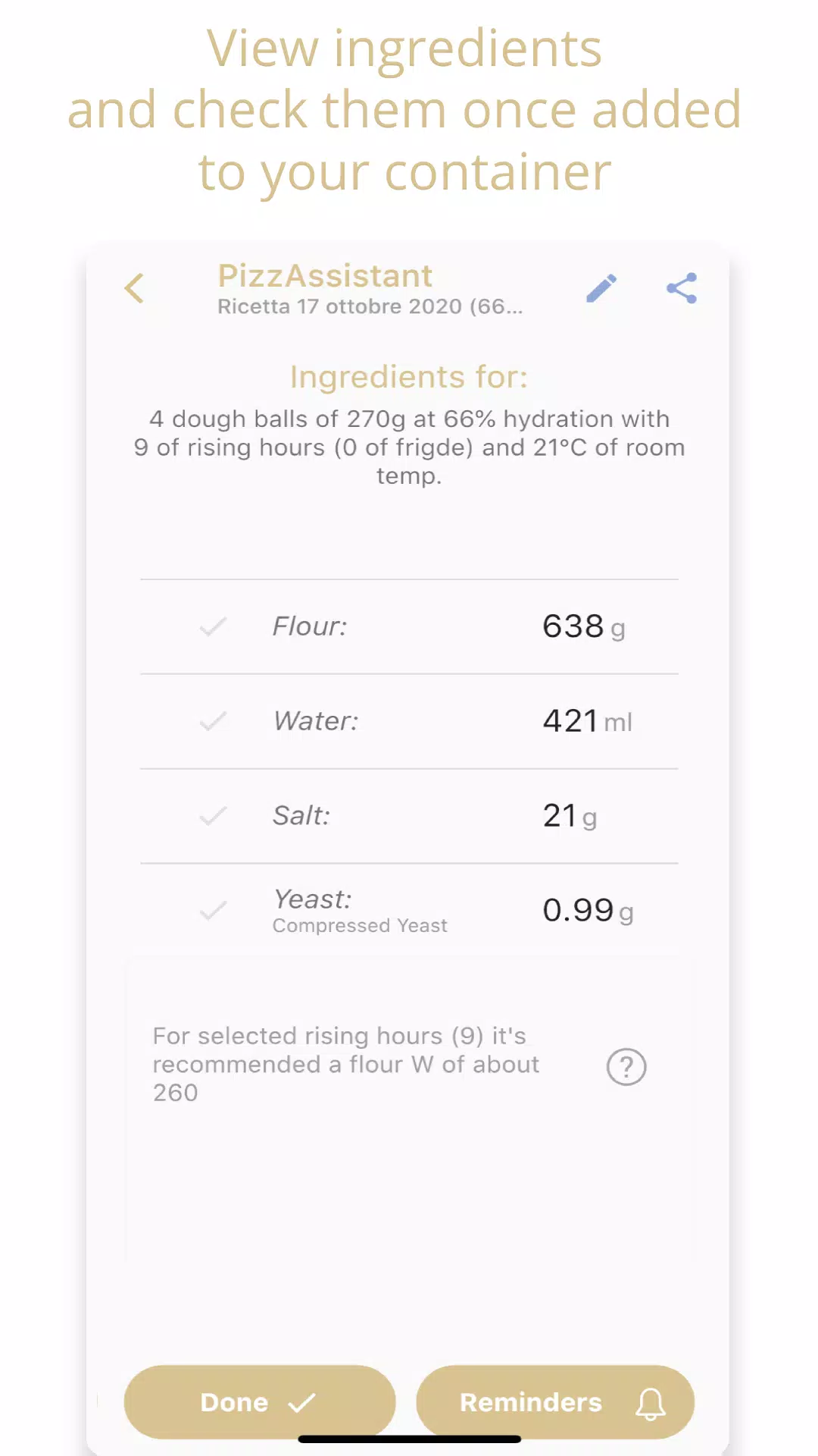 Pizza Dough Calculator应用截图