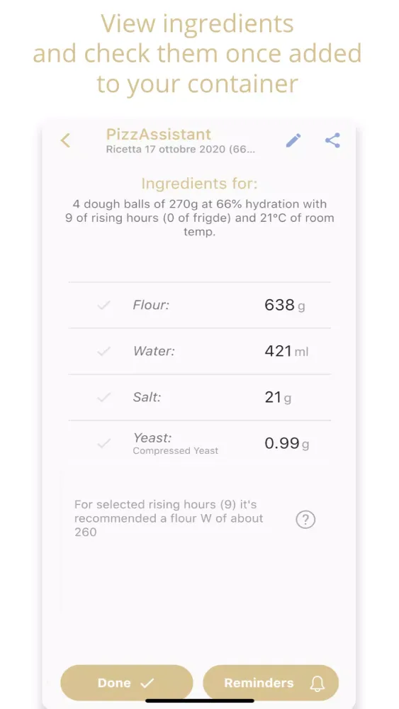 Pizza Dough Calculator Screenshots