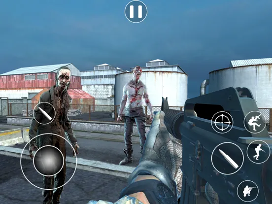 Ảnh chụp màn hình của Zombie Survival Shooter Games iPad 