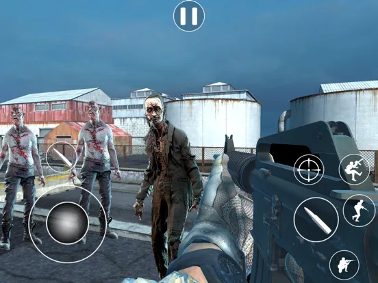 Ảnh chụp màn hình của Zombie Survival Shooter Games iPad 