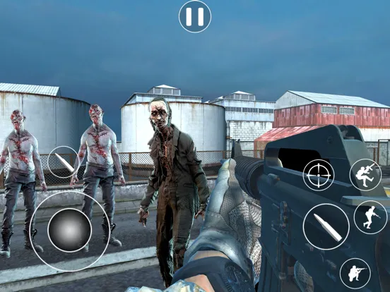 Ảnh chụp màn hình của Zombie Survival Shooter Games iPad 