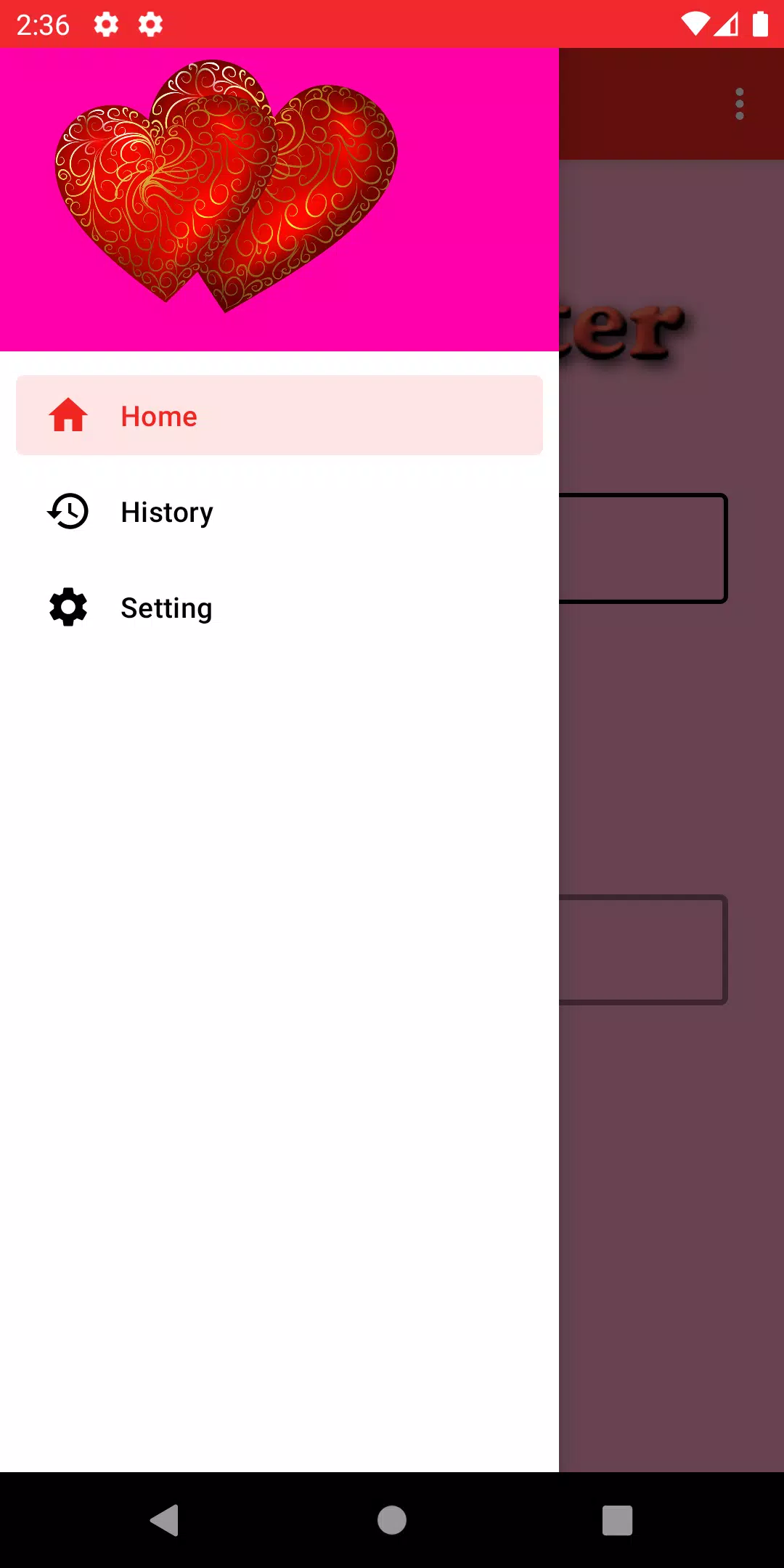 Love meter Screenshots