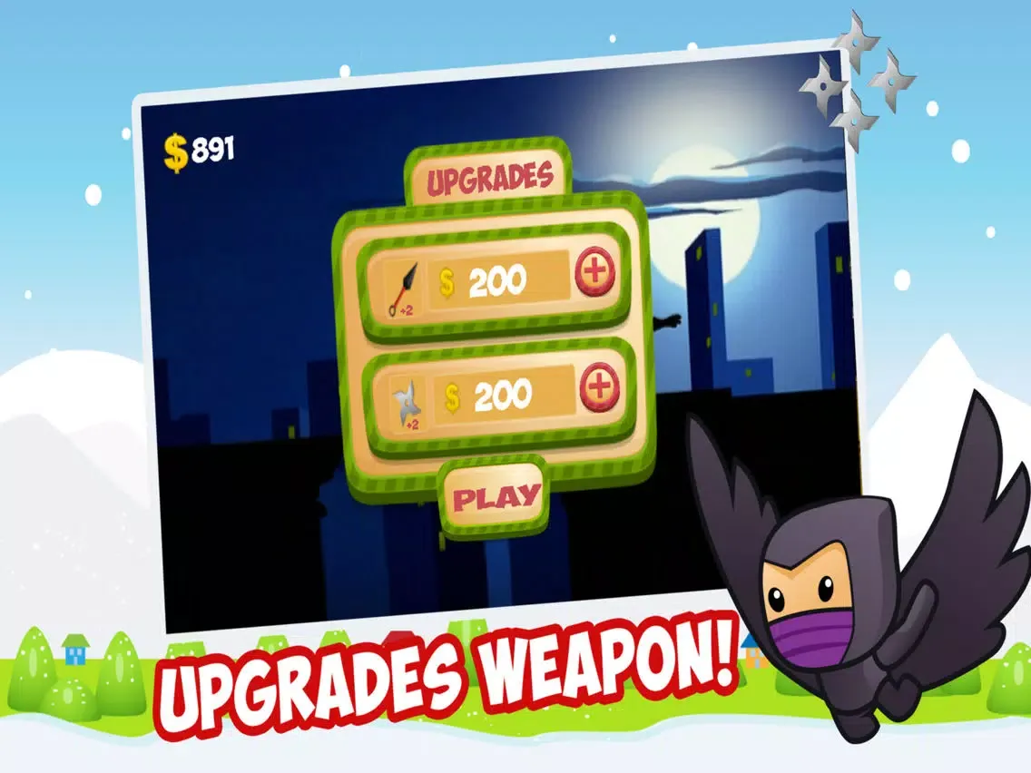 Capturas de pantalla de Ninja Fighting Heroes - Adventure Battle and Run at a village iPad 