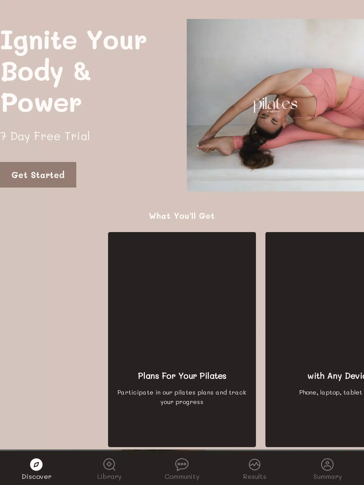 The Pilates Workout Screenshots