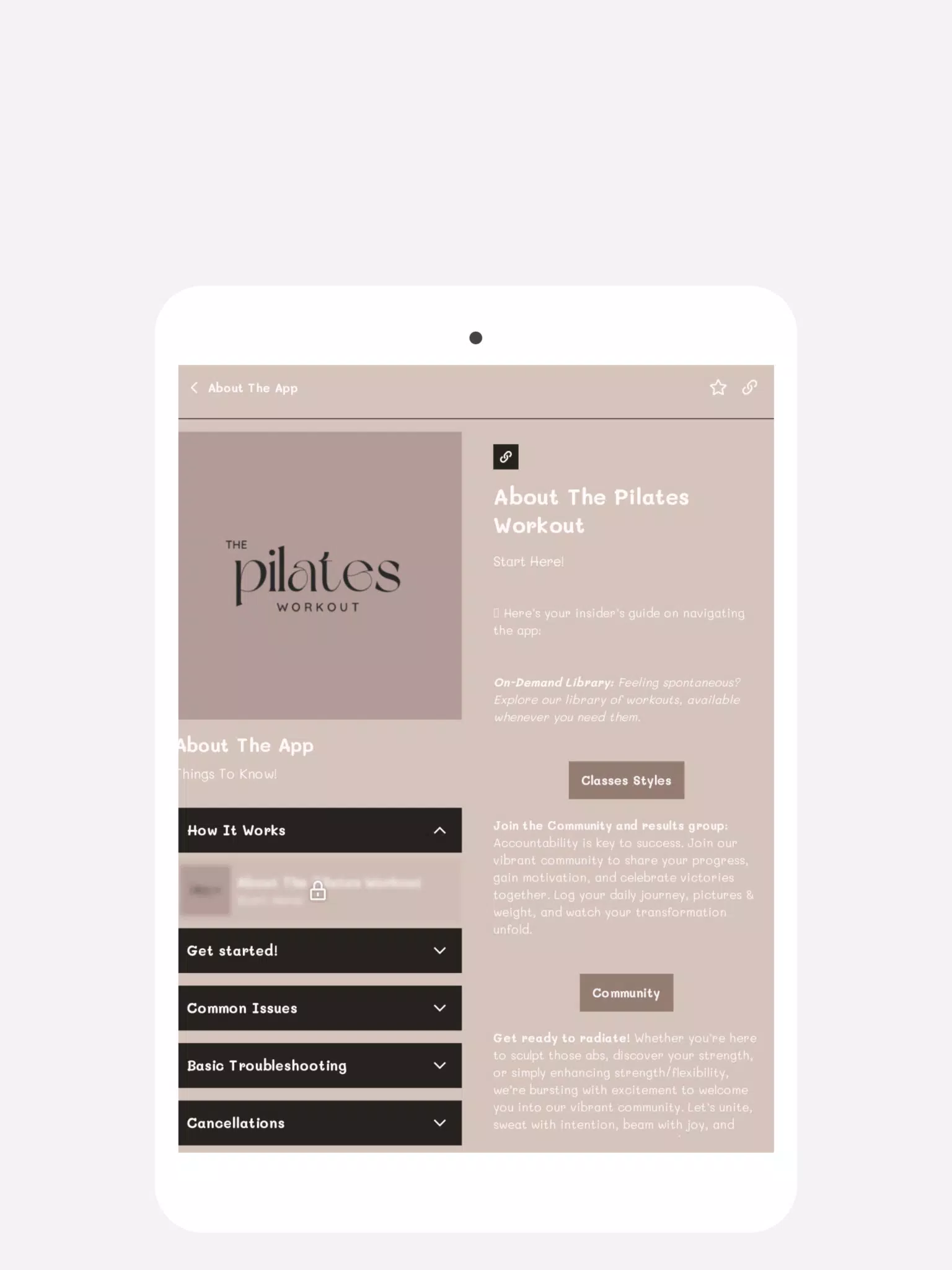 The Pilates Workout Screenshots