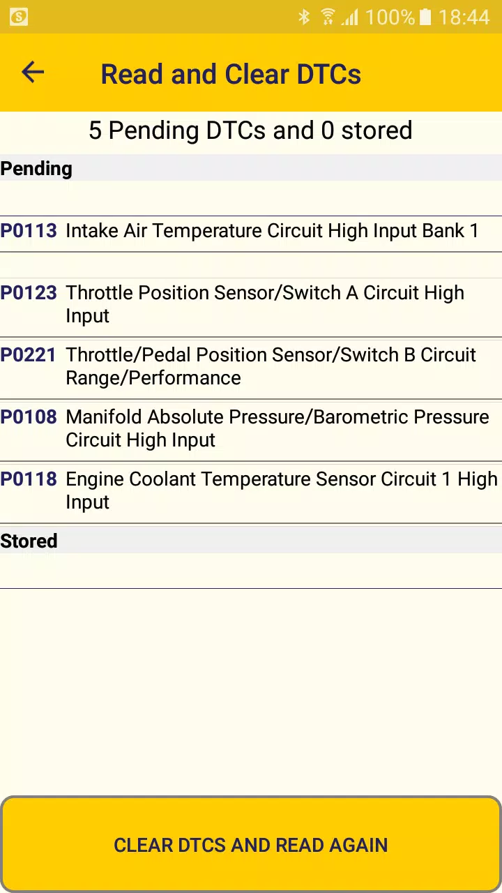 Nero OBDII Scanner PLANATC Screenshots