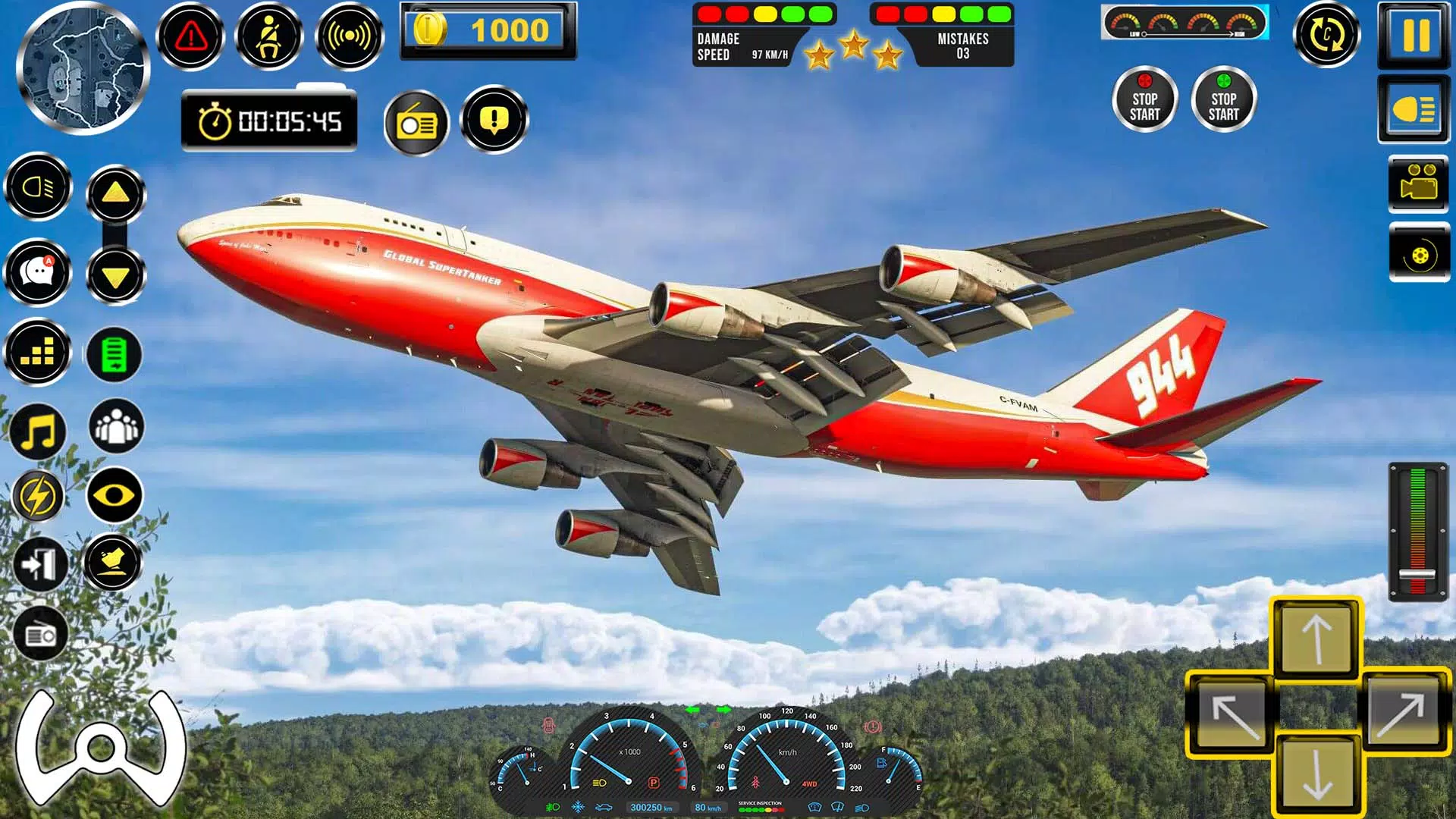 Plane Flight Simulator Game 3D Screenshots