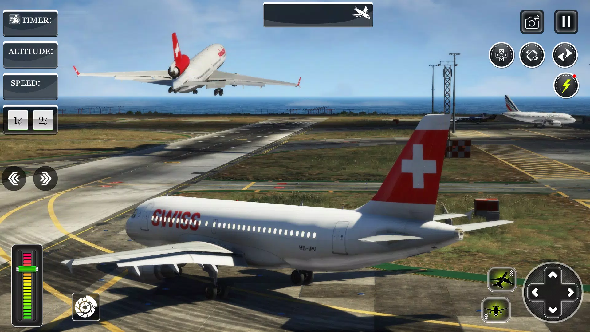 Plane Flight Simulator Game 3D Screenshots