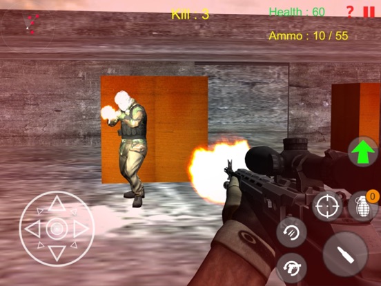 Ảnh chụp màn hình của Shooting Terrorist Attack Game iPad 