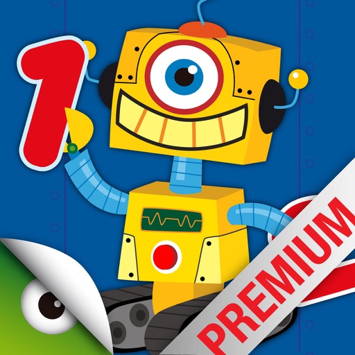 Robots & Numbers - games to learn numbers and practice counting, sums & basic maths for kids and toddlers (Premium) Robots & Numbers - games to learn numbers and practice counting, sums & basic maths for kids and toddlers (Premium)