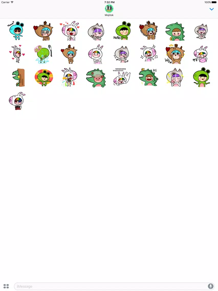 Animalhood Friends Animated Stickers iPad Screenshots