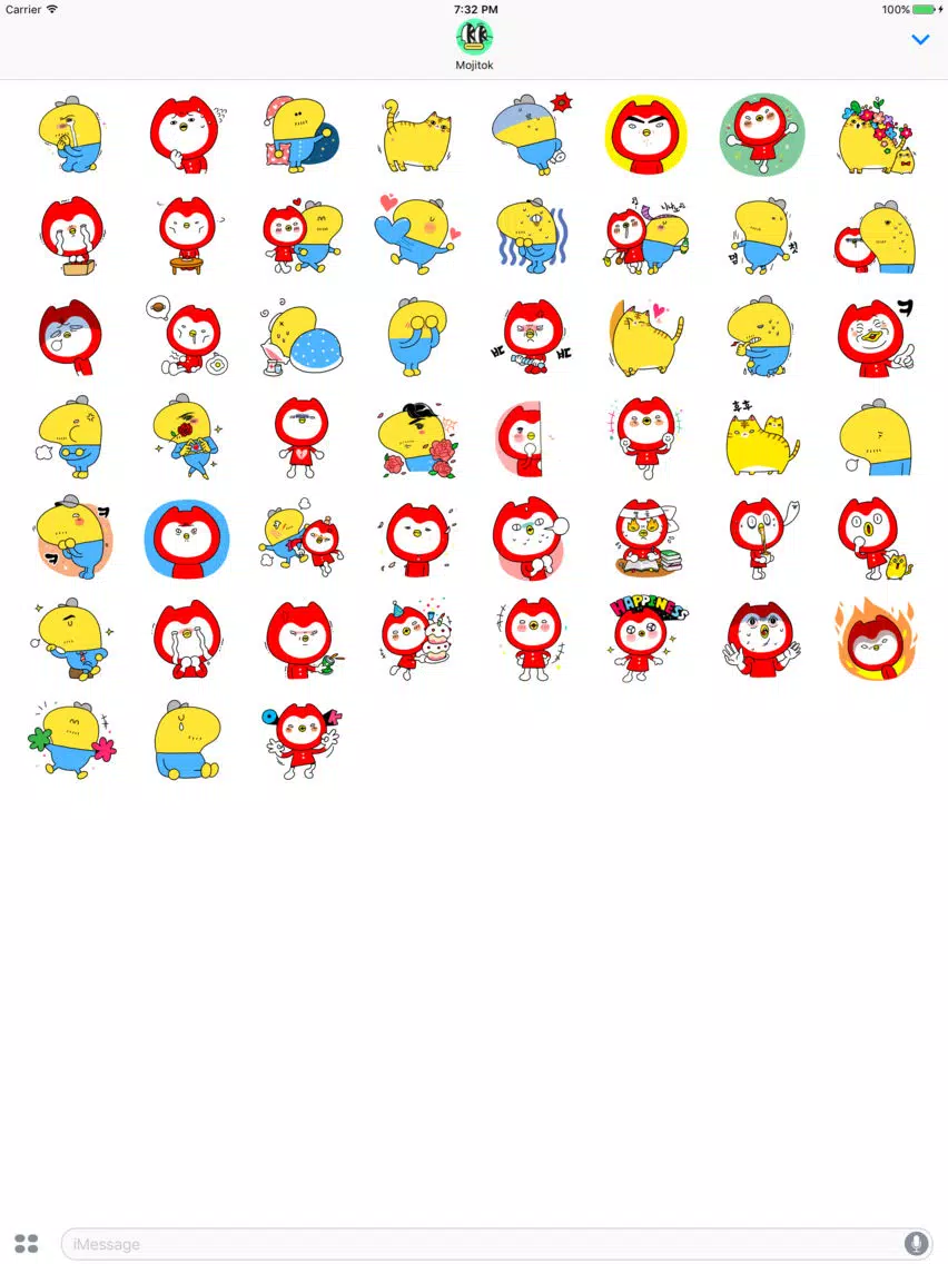 Rolrol & Peno Stickers iPad Screenshots