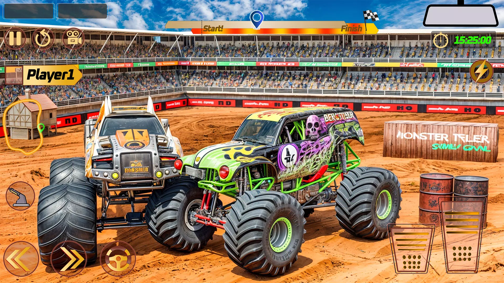 Monster Truck: Derby Games سکرین شاٹس