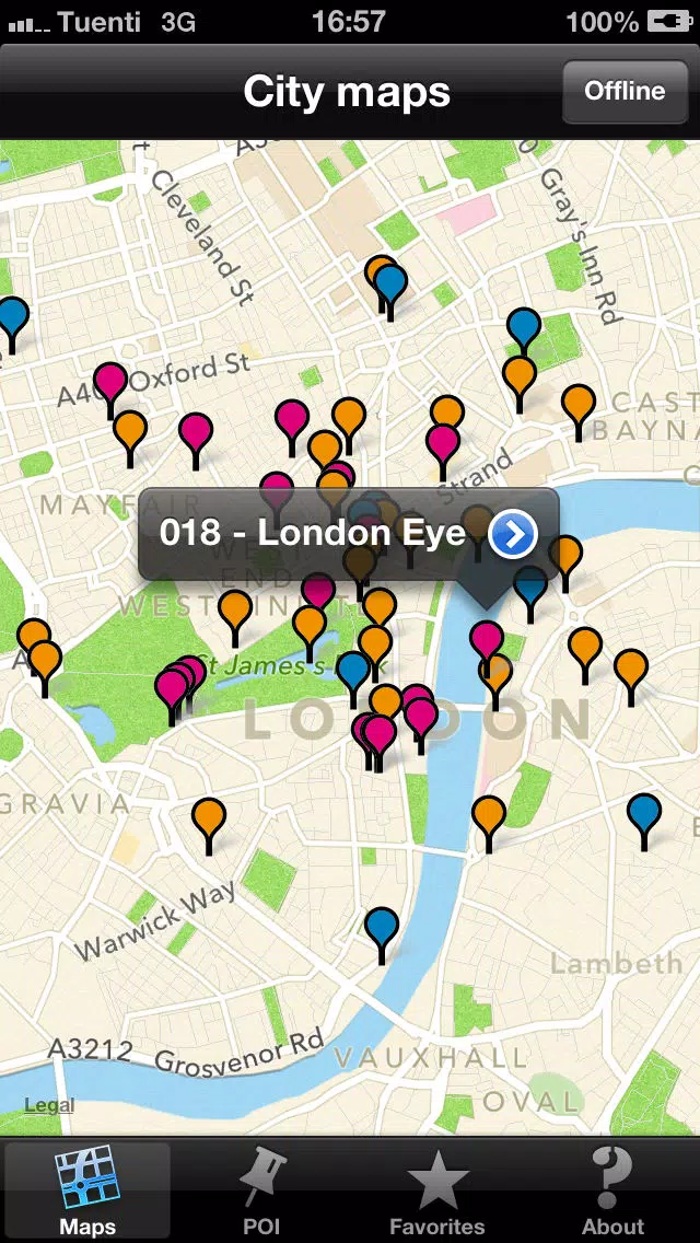 London touristic audio guide (english audio) Screenshots
