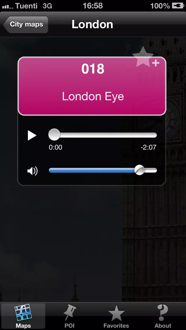 London touristic audio guide (english audio) Screenshots