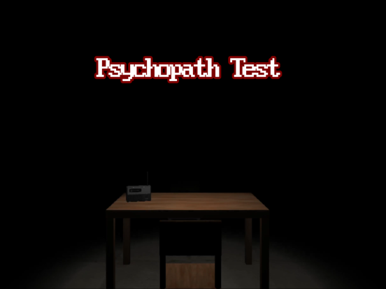 Psychopath Test: Horror Game iPad Screenshots