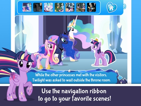 My Little Pony: Twilight’s Kingdom Storybook Deluxe iPad Screenshots