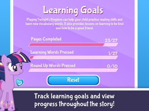 My Little Pony: Twilight’s Kingdom Storybook Deluxe iPad Screenshots