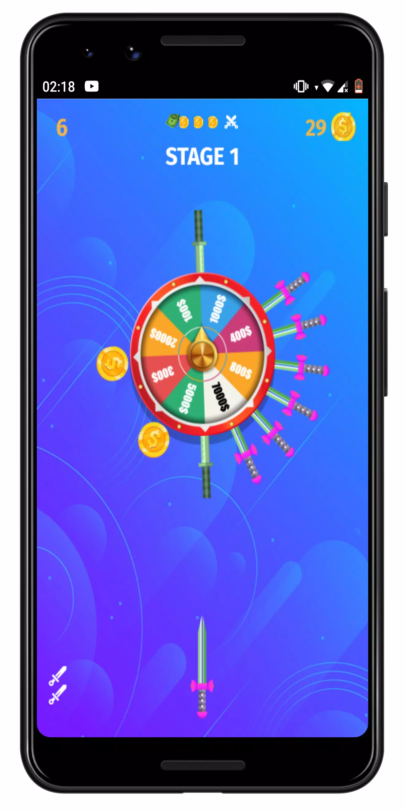 Shooter Knives : Hit Challenge سکرین شاٹس