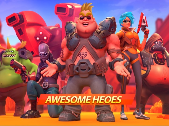 Mad Heroes: Pro Frag Wars iPad  スクリーンショット