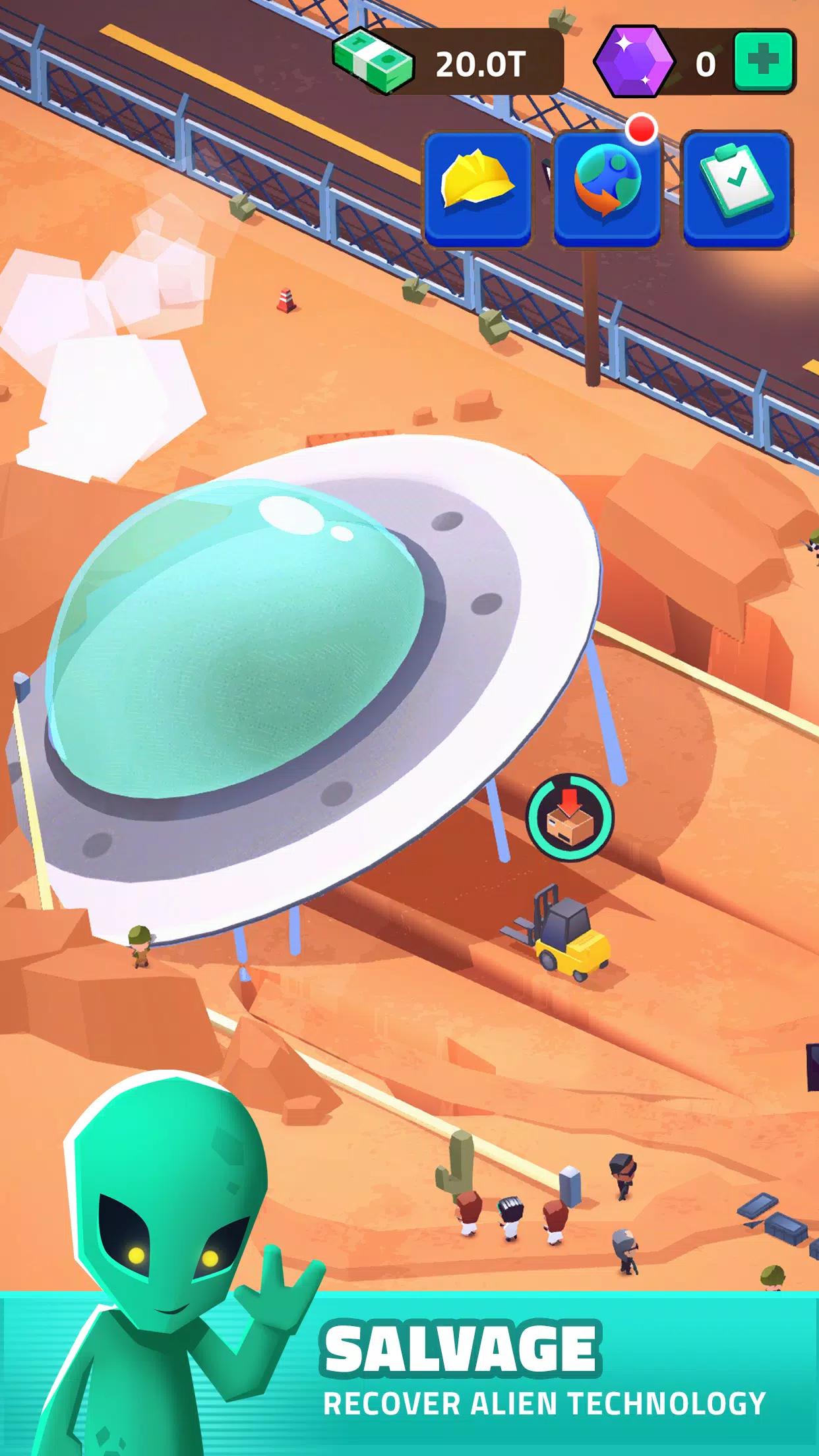 Idle Area 51 Screenshots