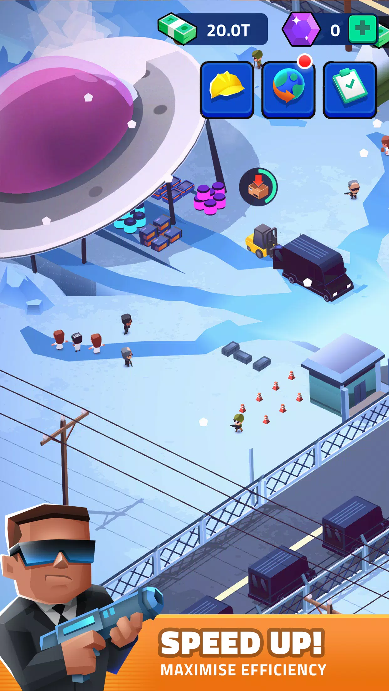 Idle Area 51 Screenshots