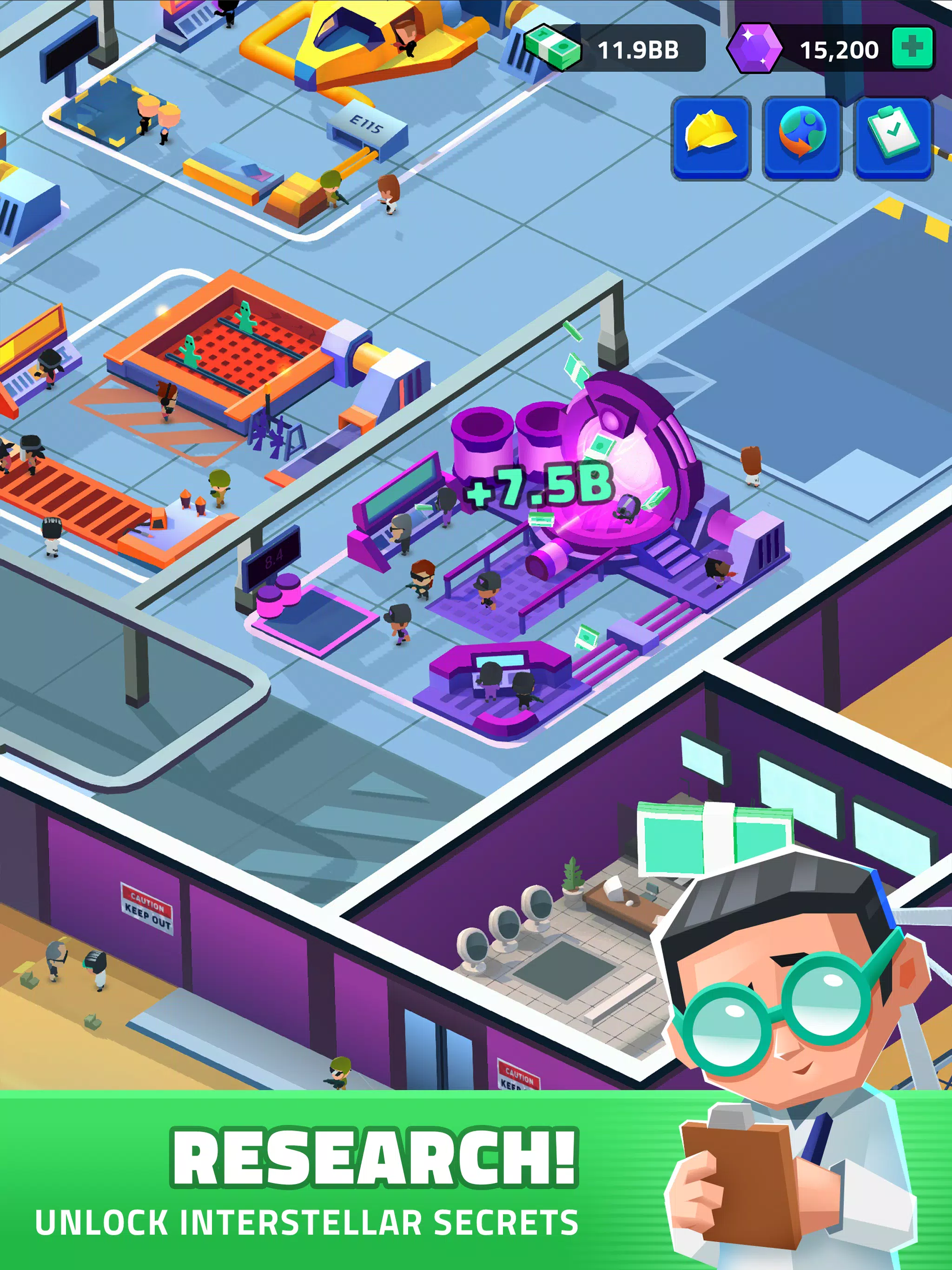 Idle Area 51 Screenshots