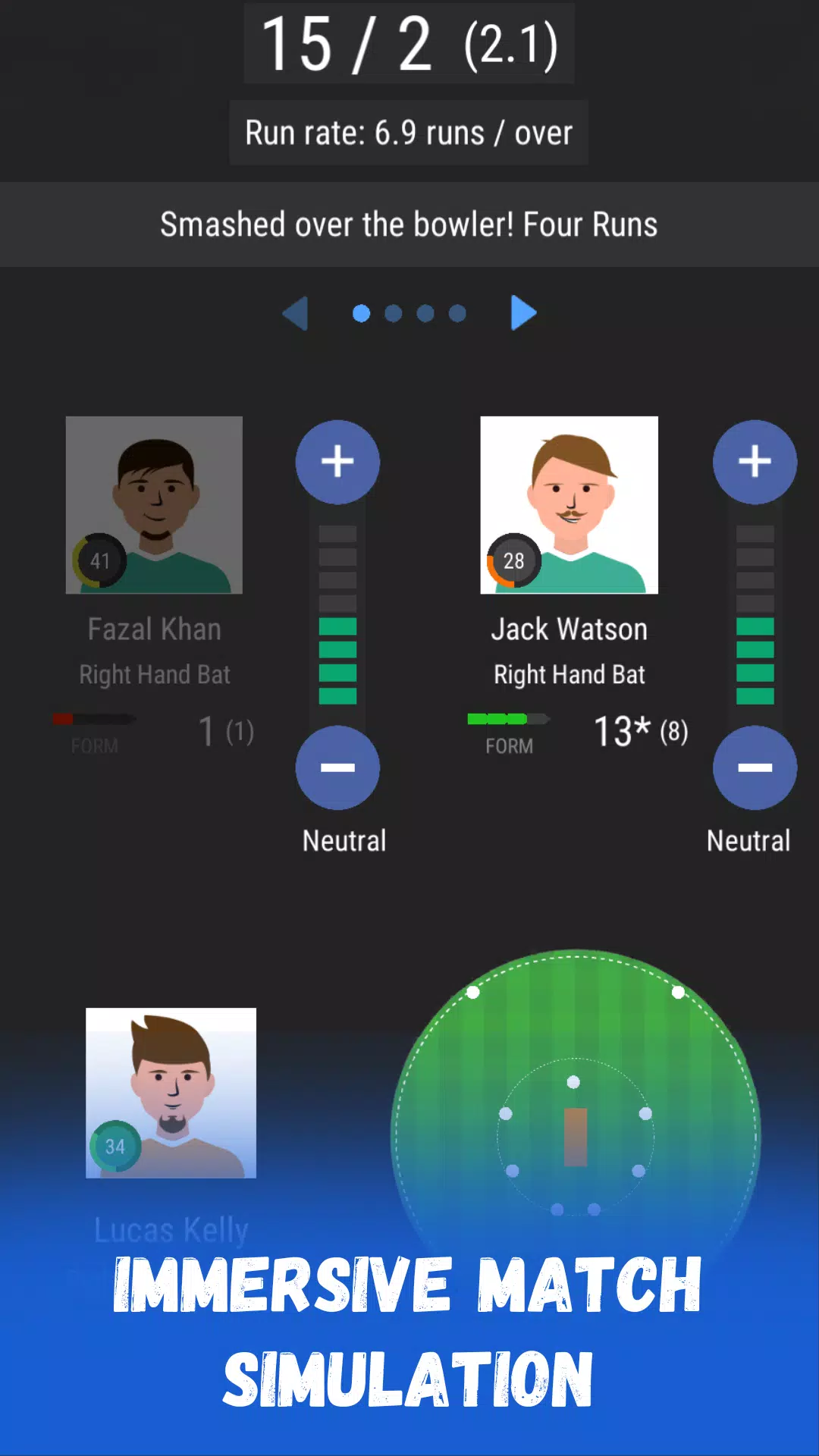 Wicket Cricket Manager Screenshots