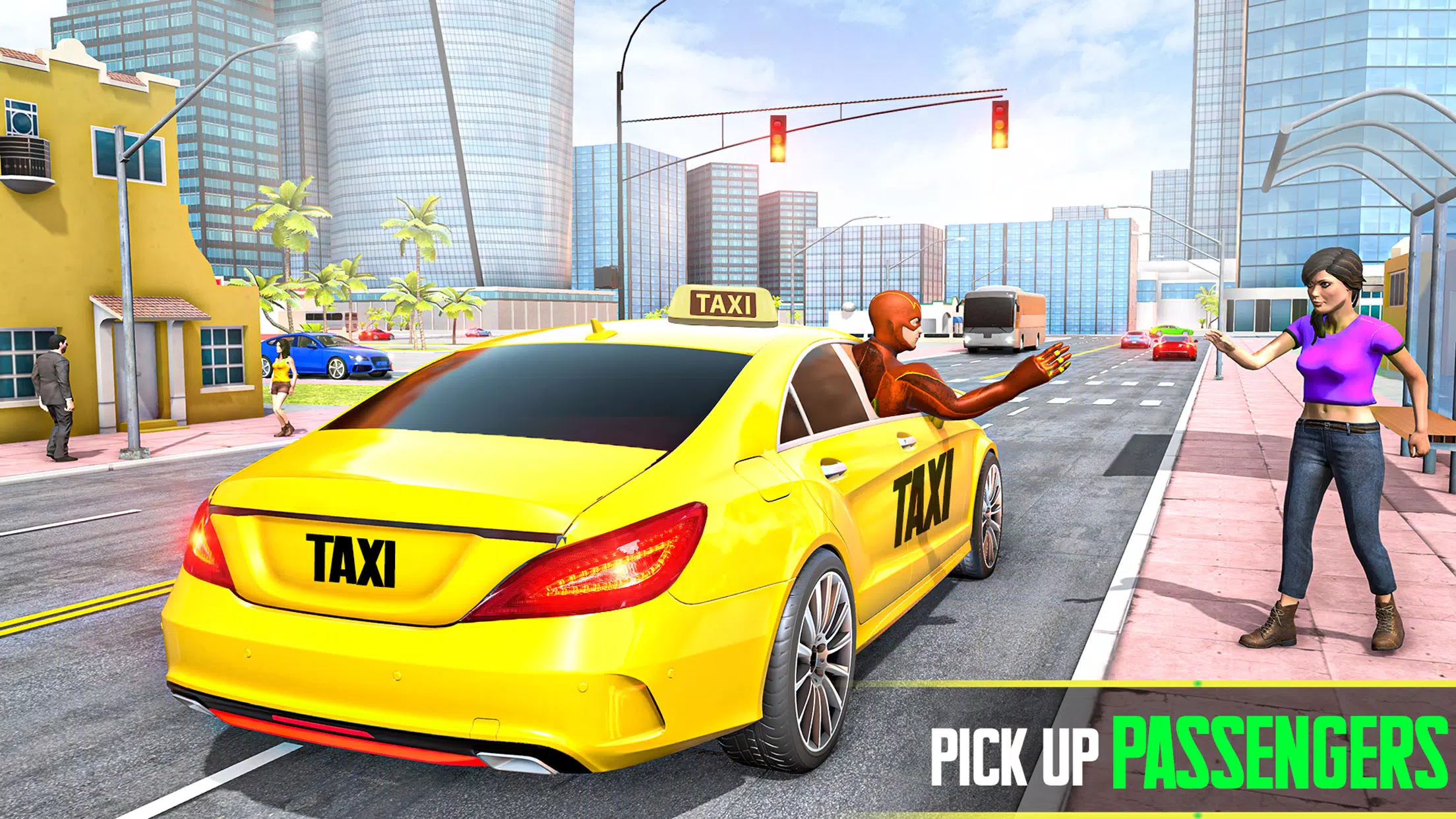 Superhero Car Games Taxi Games Screenshots